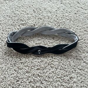 Ivivva Black and Gray Twisted Hairband